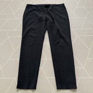 Eileen‎ Fisher Pull On Pants Size XL Charcoal Gray Straight Slim Viscose Blend